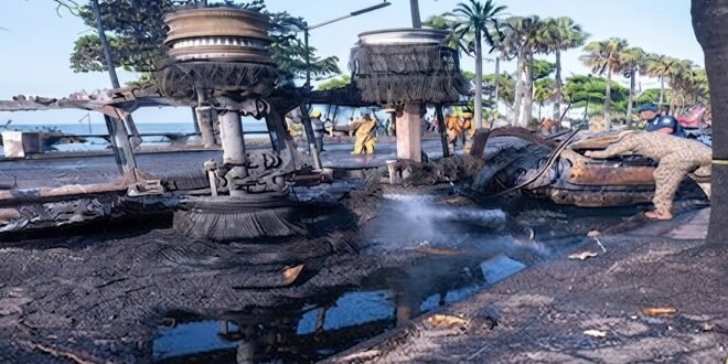 Identifican víctimas mortales tras explosión de camión cisterna en el malecón de Santo Domingo