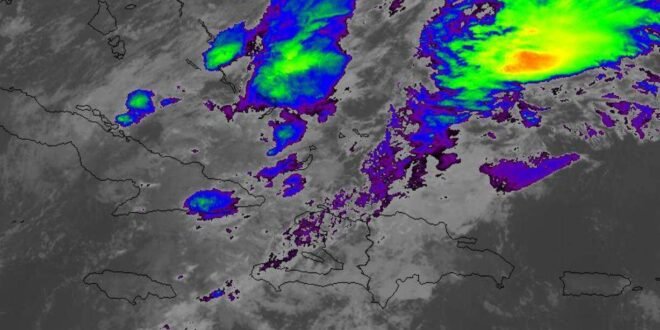 Alerta meteorológica: Frente frío y vaguada provocarán fuertes lluvias este viernes en RD