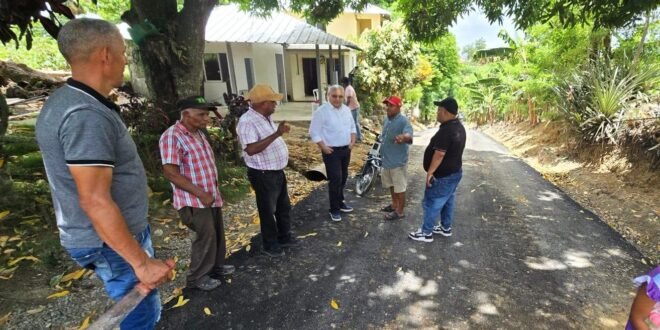 Guarocuya Cabral encabeza intensivo plan de obras por más de RD$19.5 millones en comunidades de Moca