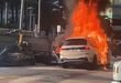 Cae una grúa sobre varios vehículos en Brickell y deja cuatro personas hospitalizadas