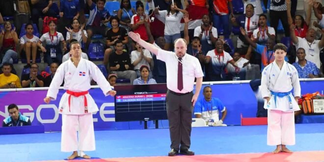 Larry Aracena conquista el oro en kata y completa un histórico doblete para la República Dominicana en karate