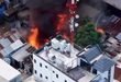 Fuego arrasa con cinco viviendas en sector Pueblo Nuevo de Santiago