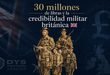 Reino Unido suspende grandes ejercicios militares para ahorrar 30 millones de libras