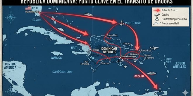República Dominicana se mantiene en lista de la Casa Blanca sobre tránsito de drogas para 2027: Washington aclara que no implica sanción