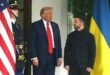 Zelenski es recibido por Trump a su llegada a la Casa Blanca