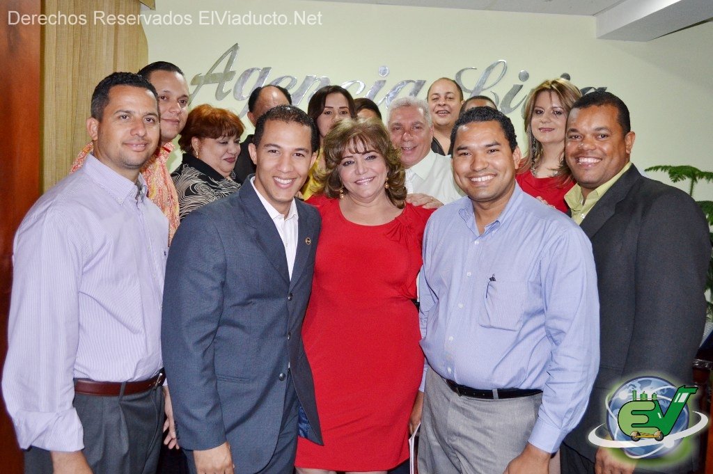 Miembros de La Prensa de la region del cibao en inauguración de la Feria hotelera Livia 2012