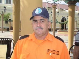 Alejandro Sánchez Director de la Defensa Civil Moca